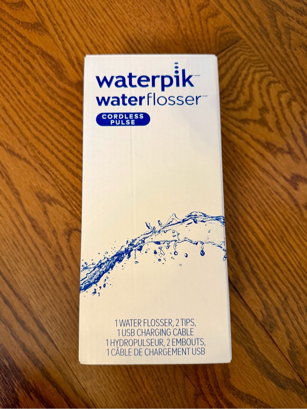 Brand NIB Waterpik Waterflosser Cordless Pulse 3100 Rechargeable Blue